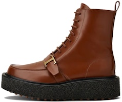 (Women) TOD'S Leather Ankle Boot 'Brown' XXW02K0FB80OG9S013 (Women) TOD'S Leather Ankle Boot 'Brown' XXW02K0FB80OG9S013