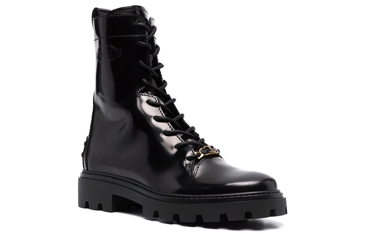 (W) TOD‘S TOD’S Leather Ankle Boots 'Simplified Trend Black' 圖 3