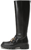 (Women) TOD'S Leather Braided Buckle High-Top Boots 'Black Fashion' XXW08J0FG50GOCB999 (Women) TOD'S Leather Braided Buckle High-Top Boots 'Black Fashion' XXW08J0FG50GOCB999