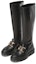 Lookbook (W) Botas Altas de Cuero Trenzado con Hebilla TOD'S 'Moda Negra' XXW08J0FG50GOCB999