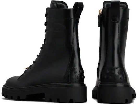 (W) トッズ レザー ミドル丈ブーツ (ブラック) XXW08J0EY53RBTB999 Shop (W) トッズ レザー ミドル丈ブーツ (ブラック) XXW08J0EY53RBTB999