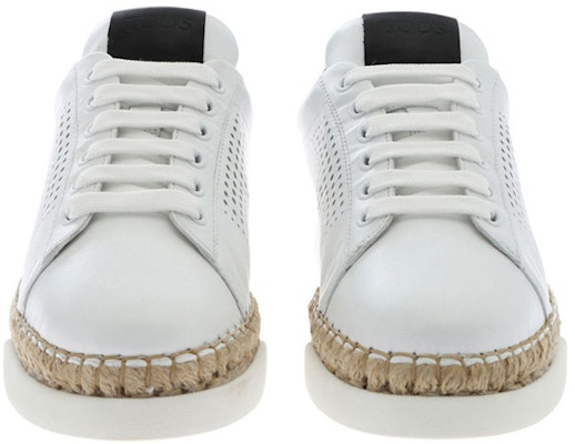 (W) Zapatillas bajas de piel TOD'S 'White Fashion' con cordones. XXW96A0Y551JUS0001 Shop (W) Zapatillas bajas de piel TOD'S 'White Fashion' con cordones. XXW96A0Y551JUS0001