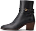 Buy (W) TOD'S But Ankle Kulit Tumit Chunky Hujung Bulat 'Hitam' XXW02J0HU50GOCB999