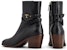 (W) TOD'S But Ankle Kulit Tumit Chunky Hujung Bulat 'Hitam' XXW02J0HU50GOCB999