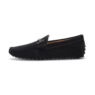 (W) TOD'S Loafer FW21 'Black Suede Buckle'