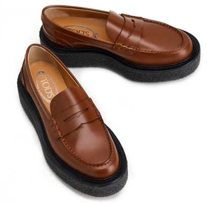 (W) TOD'S Kasut Platform 'Coklat' XXW02K0EZ90OG9S013 Order (W) TOD'S Kasut Platform 'Coklat' XXW02K0EZ90OG9S013