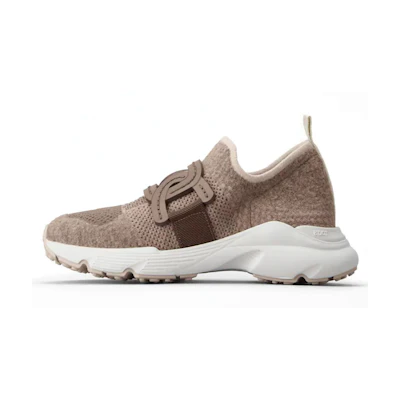 (W) TOD'S Wool Blend Tech Fabric Slip-On 'Light Brown'