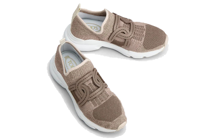 (W) TOD'S Wool Blend Tech Fabric Slip-On 'Light Brown' 圖 2