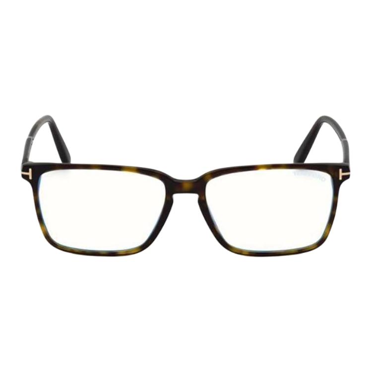 (Women) TOM FORD  Tortoiseshell Irregular Optical Glasses with Logo Detail. FT569654052 圖 4