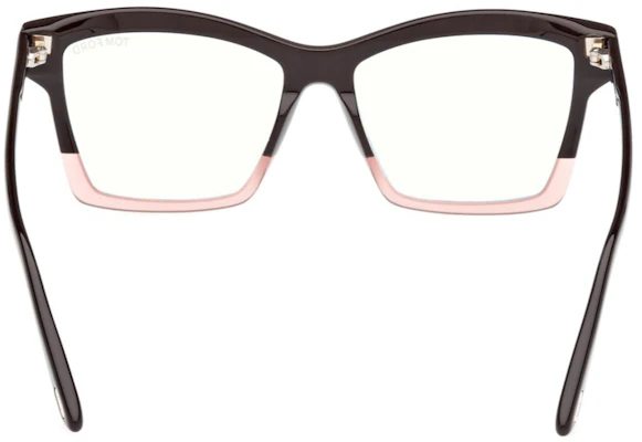 (W) TOM FORD Kacamata Optik Butterfly Hitam/Pink Logo Desain. FT5964B-050 Shop (W) TOM FORD Kacamata Optik Butterfly Hitam/Pink Logo Desain. FT5964B-050