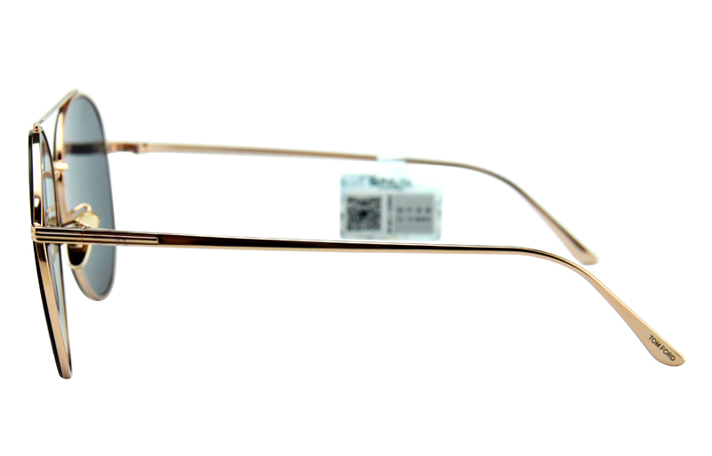 (Women) Tom Ford TF Full-Frame Classic Aviator Gradient Sunglasses Gray Purple Unisex Trendy Style TF0757-D-28A 圖 4