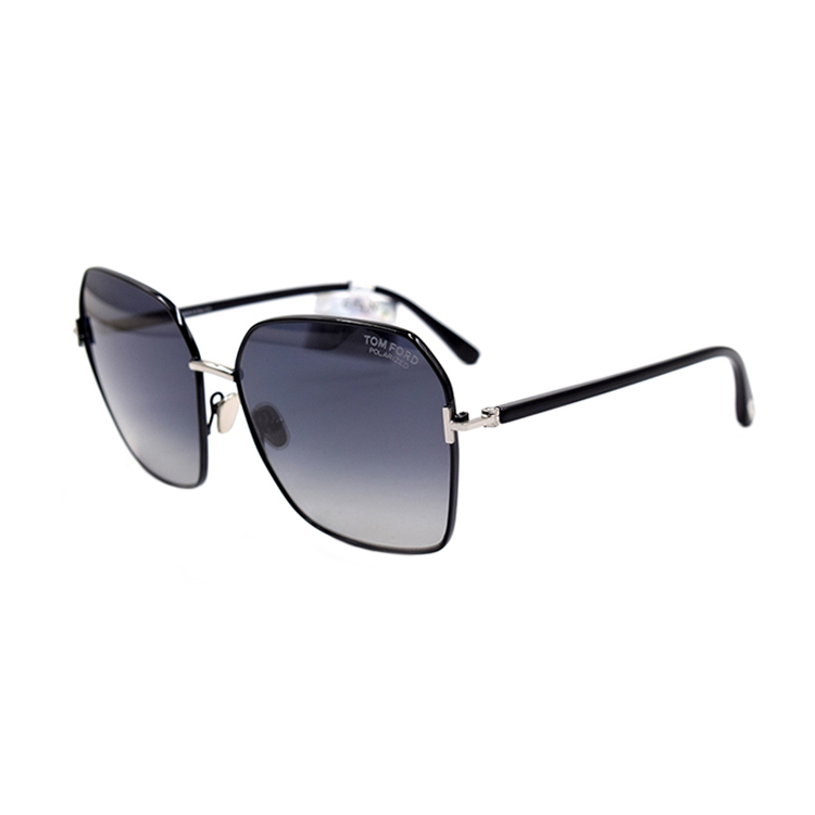 (Women) Tom Ford TF Glamorous Modern Series Romantic Holiday Polarized Square Sunglasses Black Women TF839 01D 圖 3