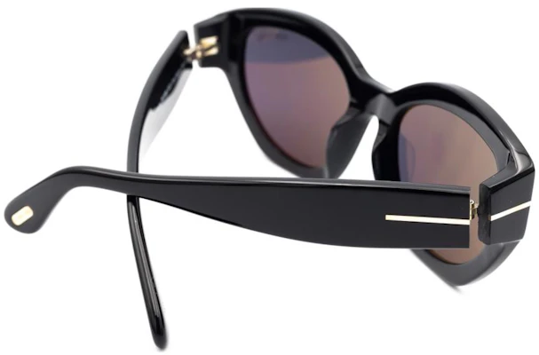 (W) Kacamata Hitam Tom Ford TF Rectangle Wanita dengan Logo di Sisi Tepi. FT108601A55 Purchase (W) Kacamata Hitam Tom Ford TF Rectangle Wanita dengan Logo di Sisi Tepi. FT108601A55