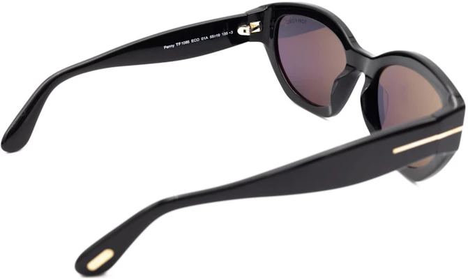 (W) Kacamata Hitam Tom Ford TF Rectangle Wanita dengan Logo di Sisi Tepi. FT108601A55 Details for (W) Kacamata Hitam Tom Ford TF Rectangle Wanita dengan Logo di Sisi Tepi. FT108601A55