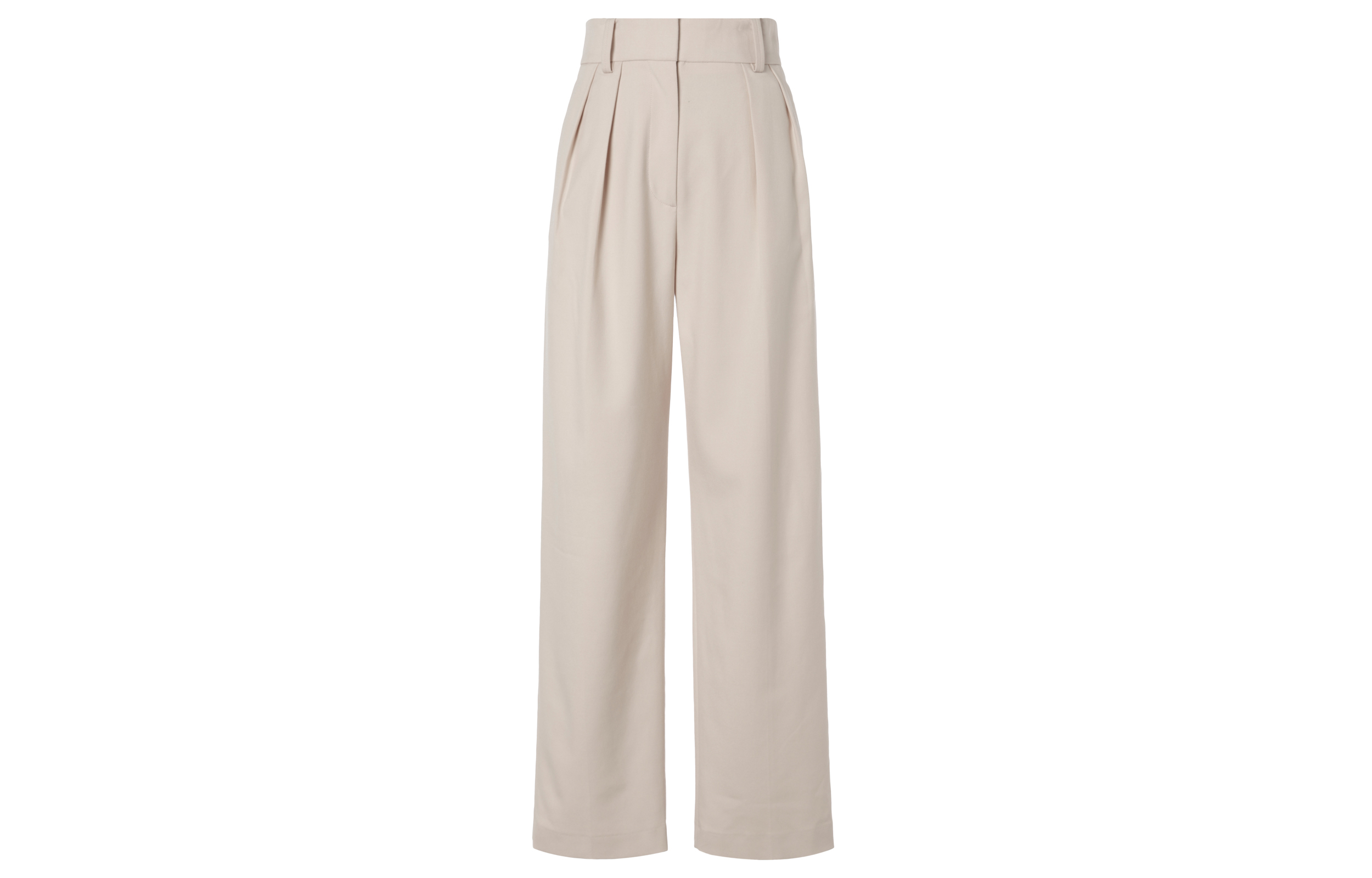 (Women) Tommy Hilfiger  Beige Mid-Rise Straight-Leg Casual Pants. WW0WW39725-ABH