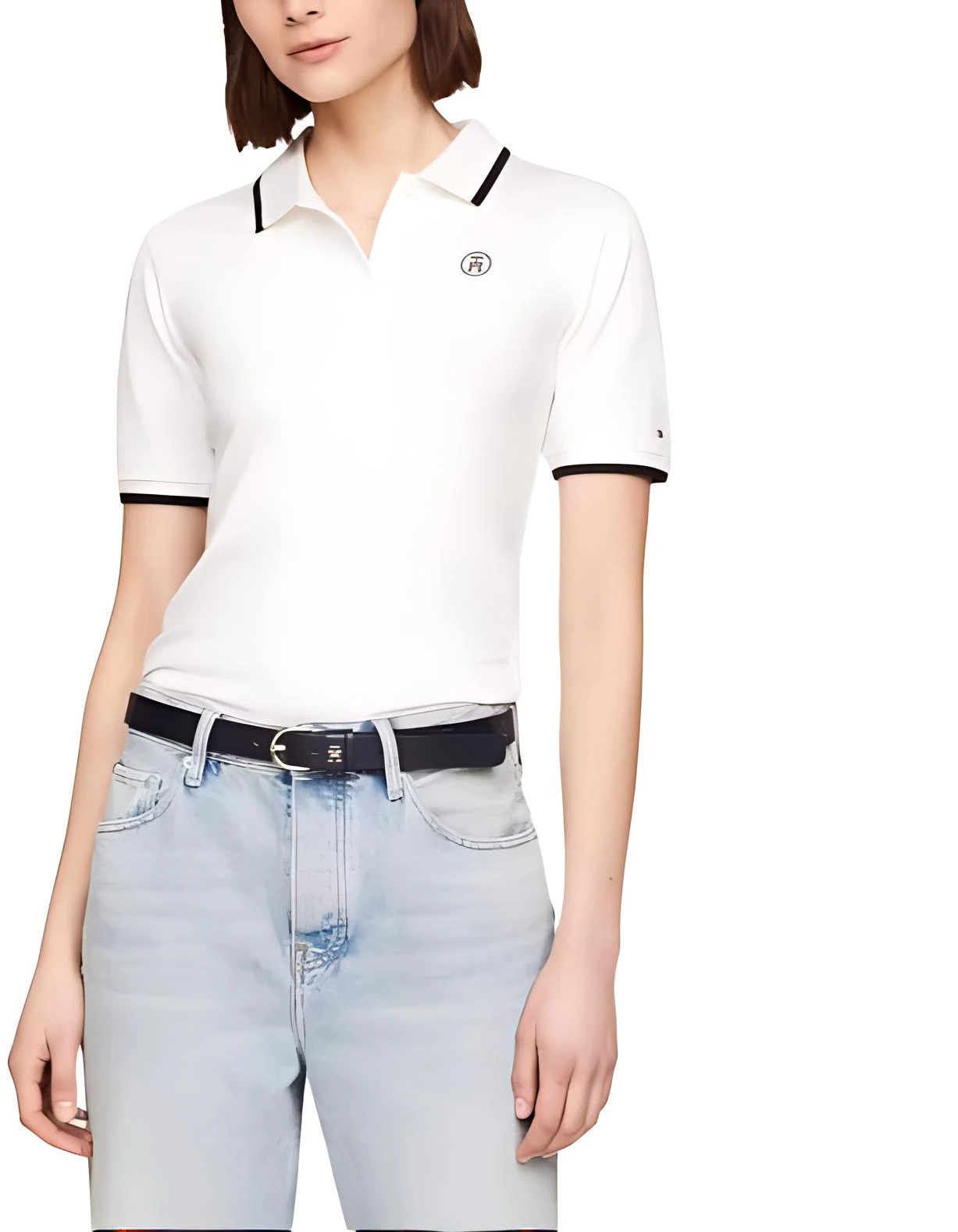 women-tommy-hilfiger-beige-slim-fit-embroidered-polo-shirt-short-sleeve-ww-0-ww-41288-ybl
