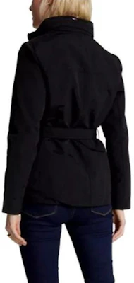 (W) 汤米·希尔费格尔黑色系带高领游艇夹克外套深褐色。 76J3826-BDS Lookbook (W) 汤米·希尔费格尔黑色系带高领游艇夹克外套深褐色。 76J3826-BDS