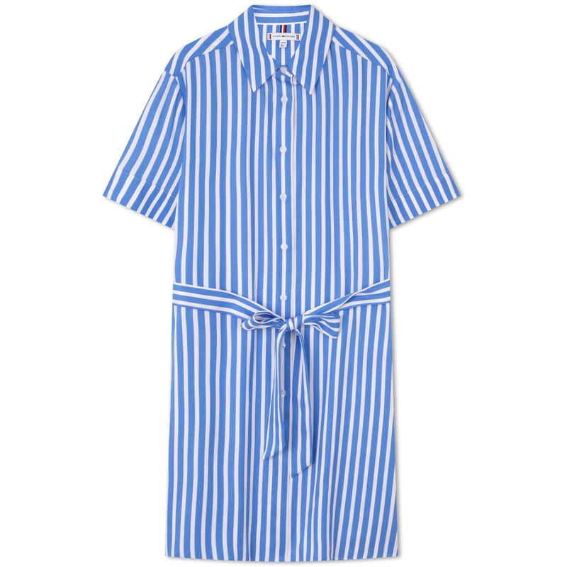 (Women) Tommy Hilfiger  Casual Chic Belted Short-Sleeve Dress WW0WW42035