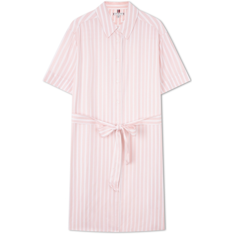 Cheap (W) 汤米·希尔费格 休闲时尚短袖腰带连衣裙 WW0WW42035