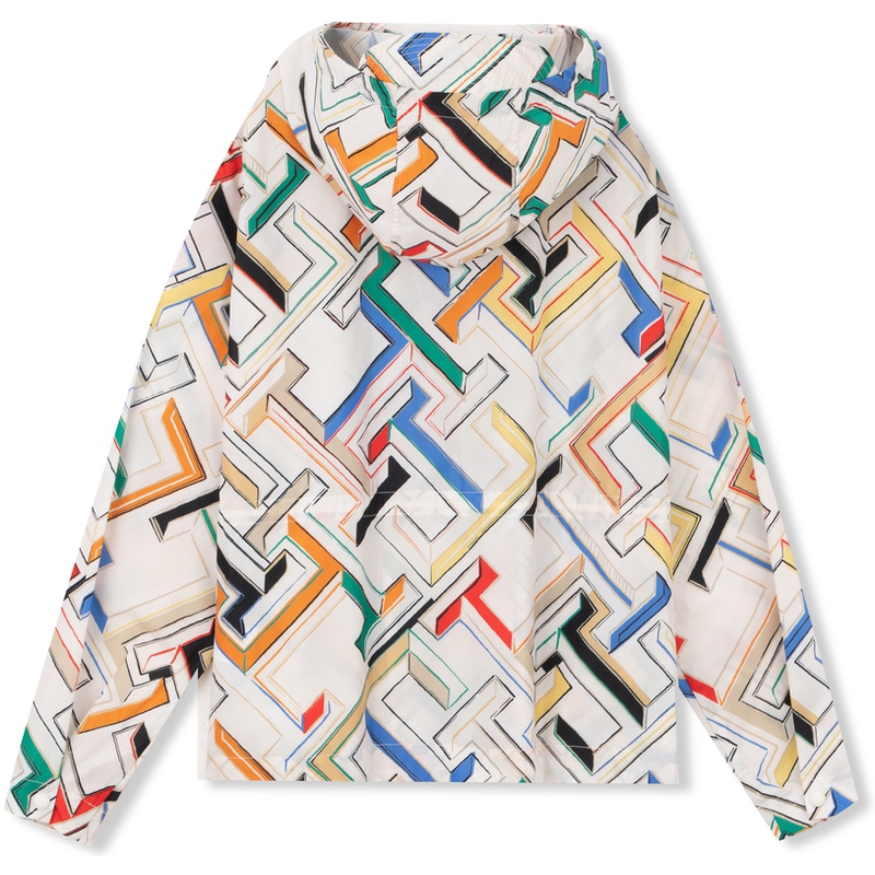 Lookbook (W) Tommy Hilfiger 戶外輕便多色印花連帽外套 WW0WW43322