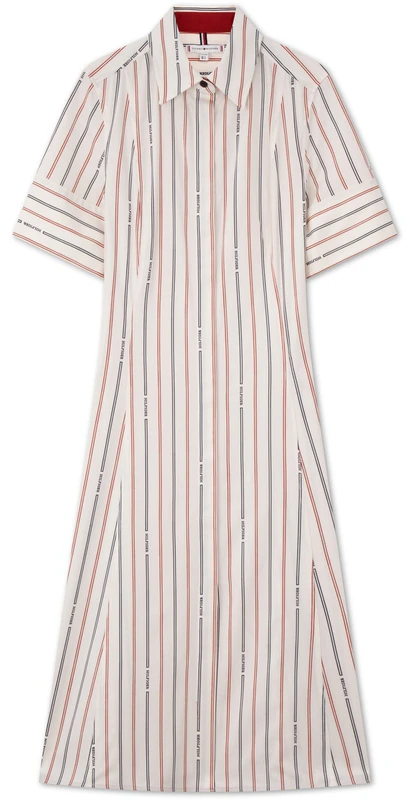women-tommy-hilfiger-casual-slim-a-line-shirt-dress-short-sleeve-white-striped-ww-0-ww-44152