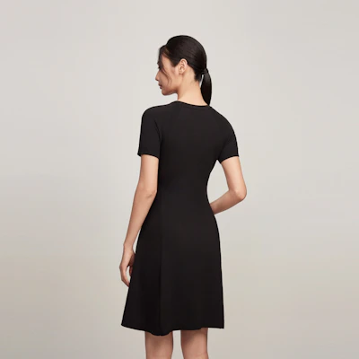 (W) 汤米·希尔费格 修身圆领短袖休闲连衣裙 WW0WW42461 3