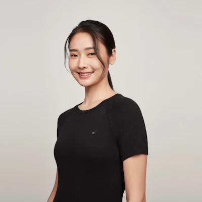 (W) 汤米·希尔费格 修身圆领短袖休闲连衣裙 WW0WW42461 5