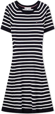 (W) 汤米·希尔费格 修身圆领短袖休闲连衣裙 WW0WW42461 Order (W) 汤米·希尔费格 修身圆领短袖休闲连衣裙 WW0WW42461