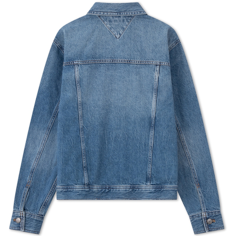 (Women) Tommy Hilfiger  Classic American Slim Fit Denim Jacket with Dual Pockets. 76J4571 圖 3