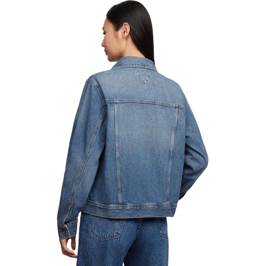 (Women) Tommy Hilfiger  Classic American Slim Fit Denim Jacket with Dual Pockets. 76J4571 圖 5