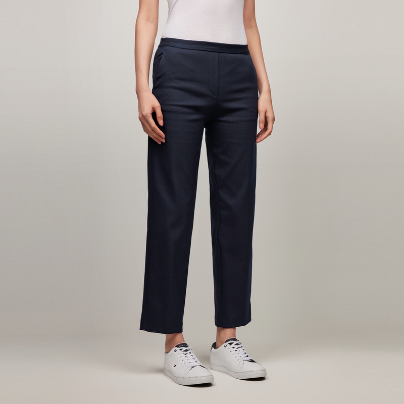 Shop (W) 汤米·希尔费格尔经典直筒商务休闲裤 WW0WW44292