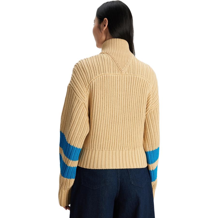 Shop (W) Tommy Hilfiger 拼色條紋針織毛衣 卡其色. WW0WW39443-ACA