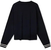Lookbook (Women) Tommy Hilfiger Cotton Embroidered V-Neck Cardigan Sweater. WW0WW39141