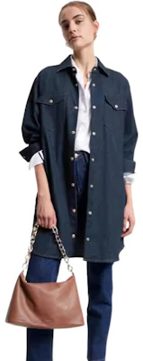 (W) 汤米希尔费格牛仔连衣裙长袖深蓝色. WW0WW39065-1BJ Purchase (W) 汤米希尔费格牛仔连衣裙长袖深蓝色. WW0WW39065-1BJ