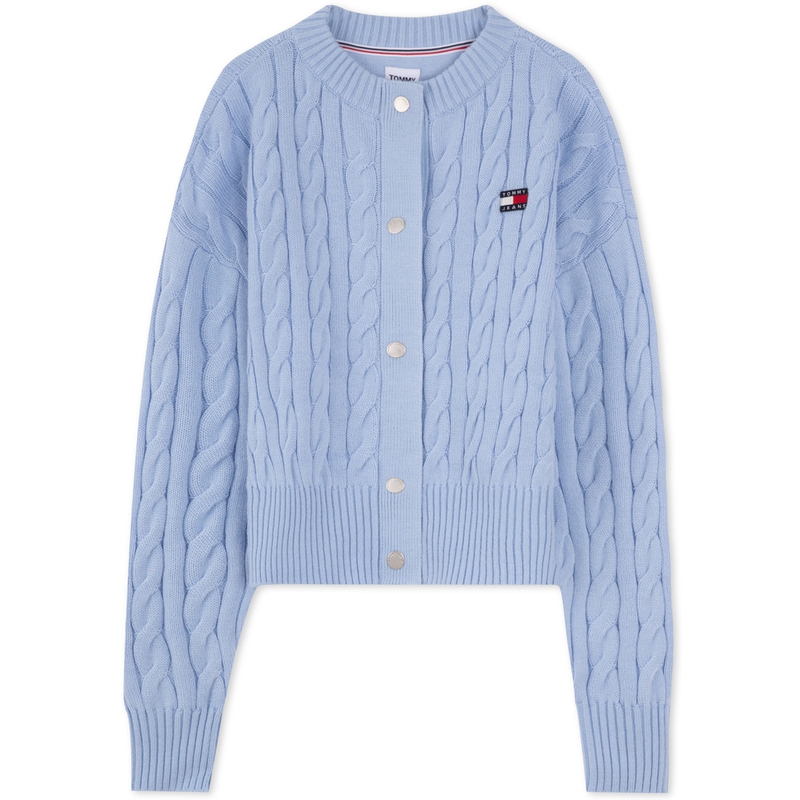 Sizing (W) Tommy Hilfiger 條紋寬鬆針織毛衣外套 chunky風格 DW0DW16529