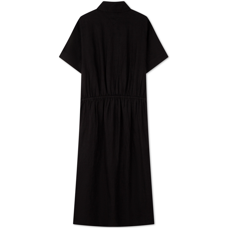 Lookbook (W) 汤米希尔费格宽松亚麻短袖轻薄连衣裙 WW0WW41911