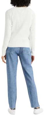 (W) 汤米·希尔费格 宽松版纯色针织长袖毛衣 白色 WW0WW41142-YBL Purchase (W) 汤米·希尔费格 宽松版纯色针织长袖毛衣 白色 WW0WW41142-YBL