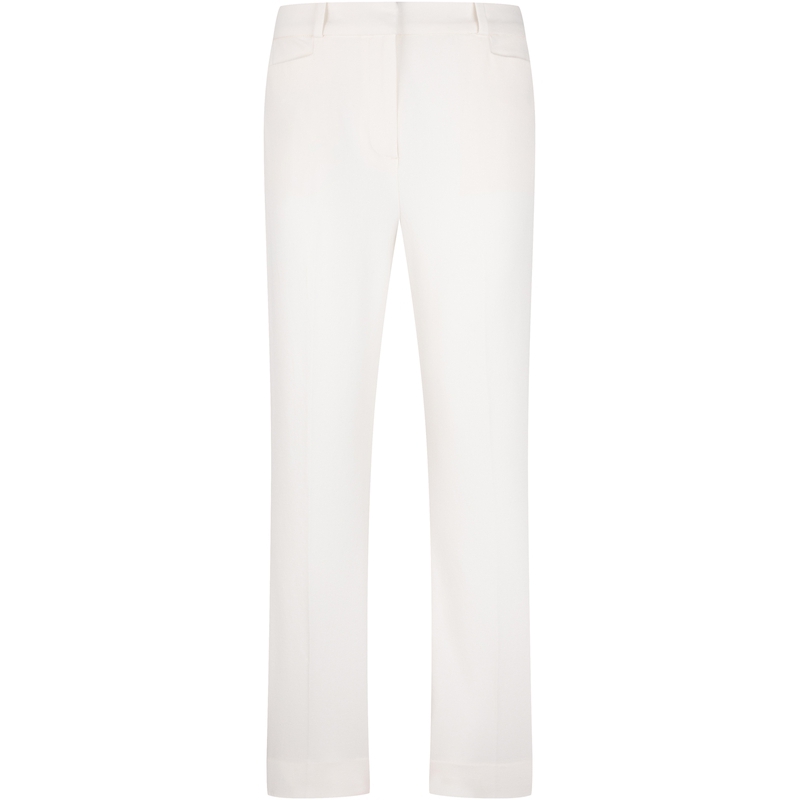 (Women) Tommy Hilfiger  Metal Logo Business Casual Flared Pants. WW0WW27108