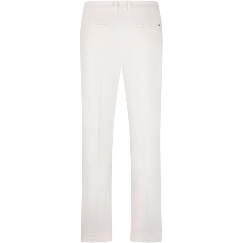 Lookbook (W) 汤米希尔费格金属标志商务休闲喇叭裤。 WW0WW27108