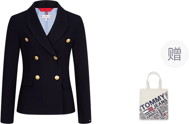 women-tommy-hilfiger-navy-retro-double-breasted-blazer-casual-jacket-ww-0-ww-42541