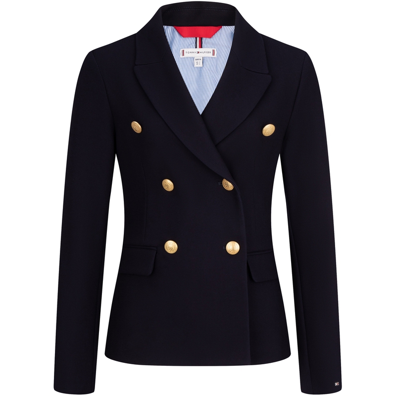 Order (W) Tommy Hilfiger 海軍藍復古雙排扣休閒西裝外套 WW0WW42541