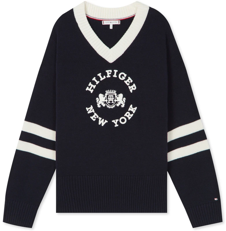 women-tommy-hilfiger-oversized-v-neck-embroidered-knit-sweater-fall-winter-ww-0-ww-40266