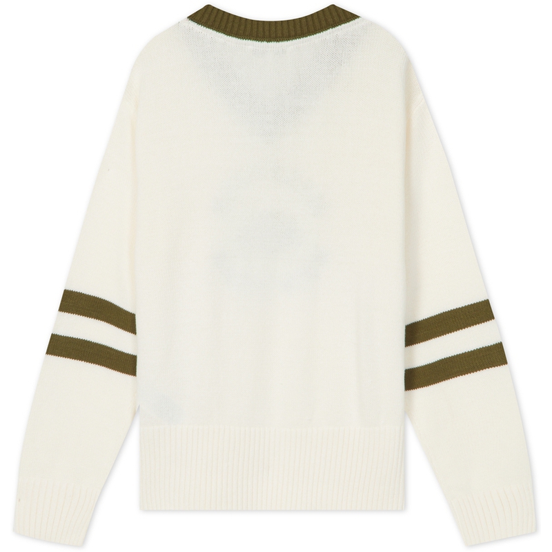 Lookbook (W) Tommy Hilfiger 寬鬆刺繡V領針織毛衣 - 秋冬款式 WW0WW40266