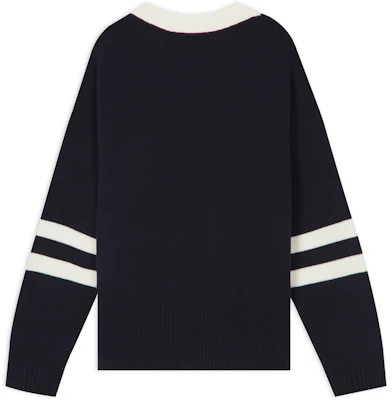 (W) Tommy Hilfiger 寬鬆刺繡V領針織毛衣 - 秋冬款式 WW0WW40266 1