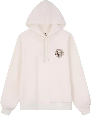 (W) 汤米希尔费格宽松格纹徽章刺绣连帽衫上衣 WW0WW40442YBH Buy (W) 汤米希尔费格宽松格纹徽章刺绣连帽衫上衣 WW0WW40442YBH