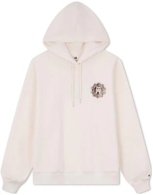 (W) 汤米希尔费格宽松格纹徽章刺绣连帽衫上衣 WW0WW40442YBH Order (W) 汤米希尔费格宽松格纹徽章刺绣连帽衫上衣 WW0WW40442YBH