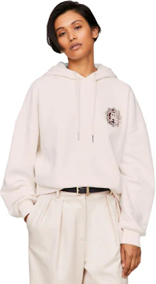 (W) 汤米希尔费格宽松格纹徽章刺绣连帽衫上衣 WW0WW40442YBH Lookbook (W) 汤米希尔费格宽松格纹徽章刺绣连帽衫上衣 WW0WW40442YBH