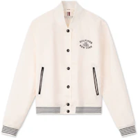(Women) Tommy Hilfiger Retro Embroidered Colorblock Jacket Cream. WW0WW43320 (Women) Tommy Hilfiger Retro Embroidered Colorblock Jacket Cream. WW0WW43320