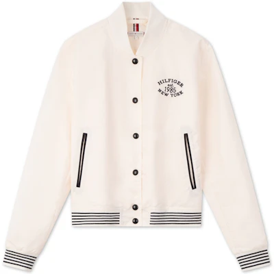 (W) Tommy Hilfiger 復古繡花撞色外套 奶油色. WW0WW43320 Order (W) Tommy Hilfiger 復古繡花撞色外套 奶油色. WW0WW43320
