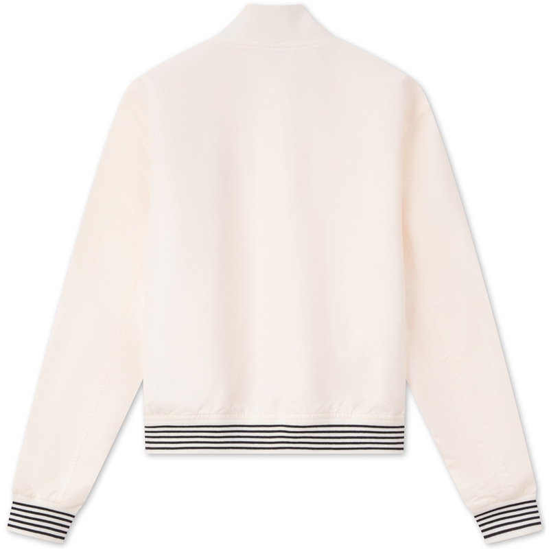 Lookbook (W) Tommy Hilfiger 復古繡花撞色外套 奶油色. WW0WW43320